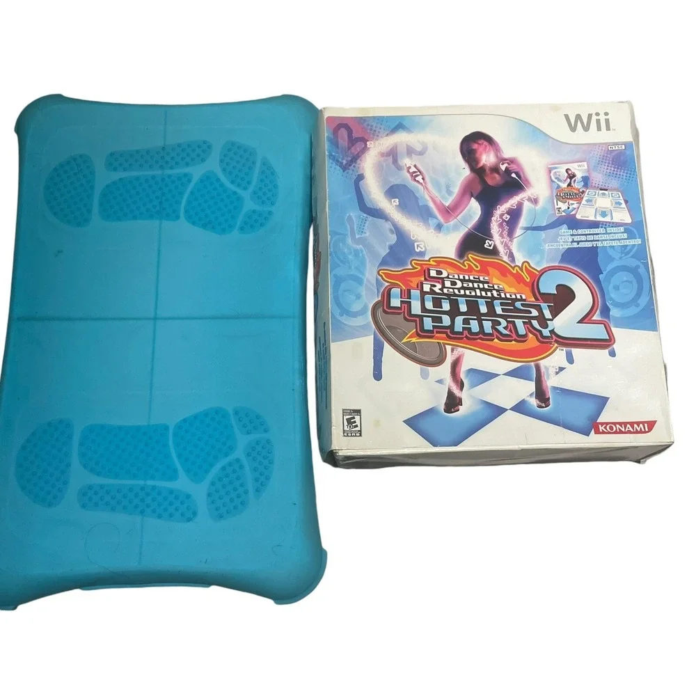 Nintendo RVL-001 Wii Console Bundle Cables Charger Bar Games Tested‎ Working